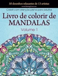 Livro de colorir de mandalas