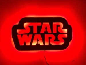 Luminária Star Wars de parede