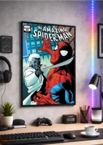 Quadro-poster-de-quadrinhos-do-espetacular-homemaranha